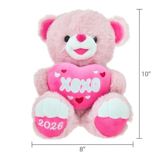 Other - 2026 Sweetheart XOXO Teddy Bear Plush, Pink, 10", Valentine's Day